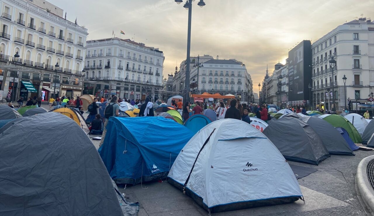 Acampada Puerta del Sol