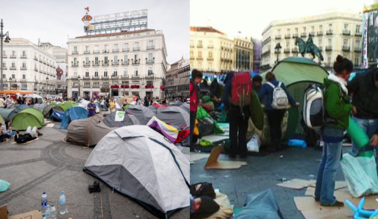 De los indignados a los inquilinos: Sol recupera la estampa del 15M
