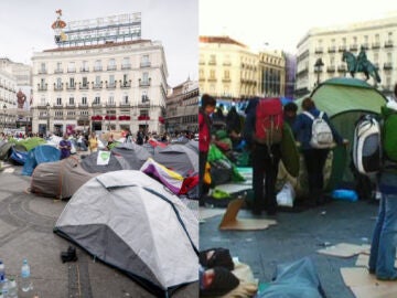 De los indignados a los inquilinos: Sol recupera la estampa del 15M