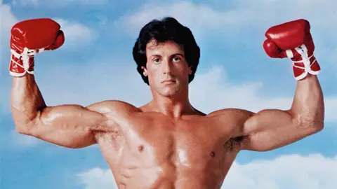 Sylvester Stallone en Rocky III Sylvester Stallone en Rocky III