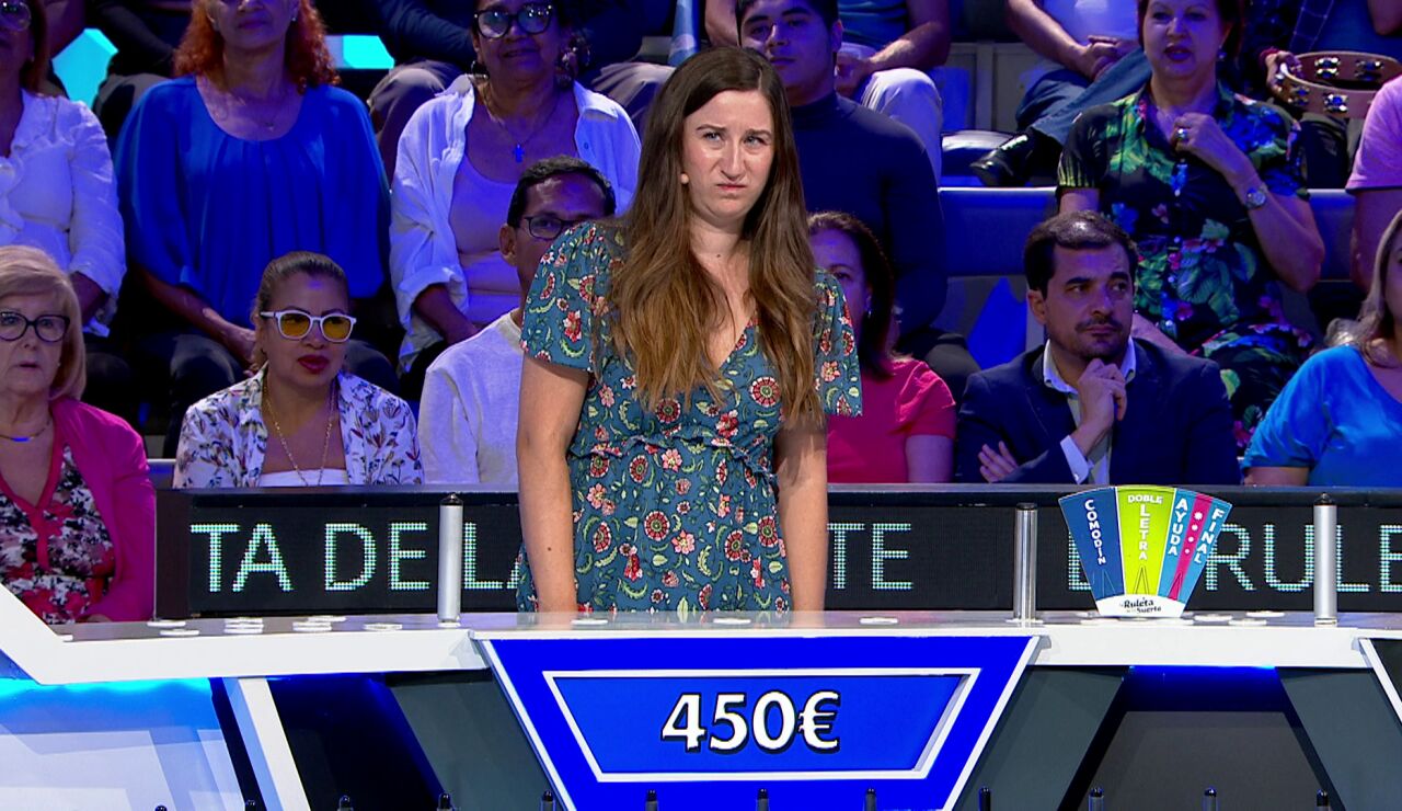 Carmen en La ruleta de la suerte