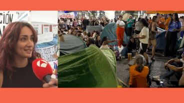 Los manifestantes acampados en Sol marcan sus l&iacute;neas rojas para el real decreto de vivienda