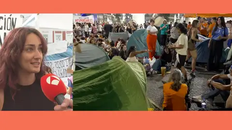 Los manifestantes acampados en Sol marcan sus líneas rojas para el real decreto de vivienda Los manifestantes acampados en Sol marcan sus líneas rojas para el real decreto de vivienda
