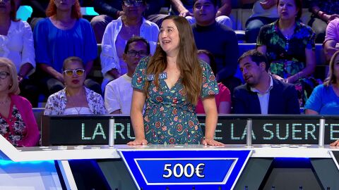 Carmen en La ruleta de la suerte