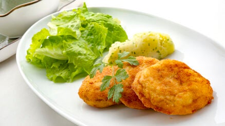 Nuggets de merluza y garbanzos