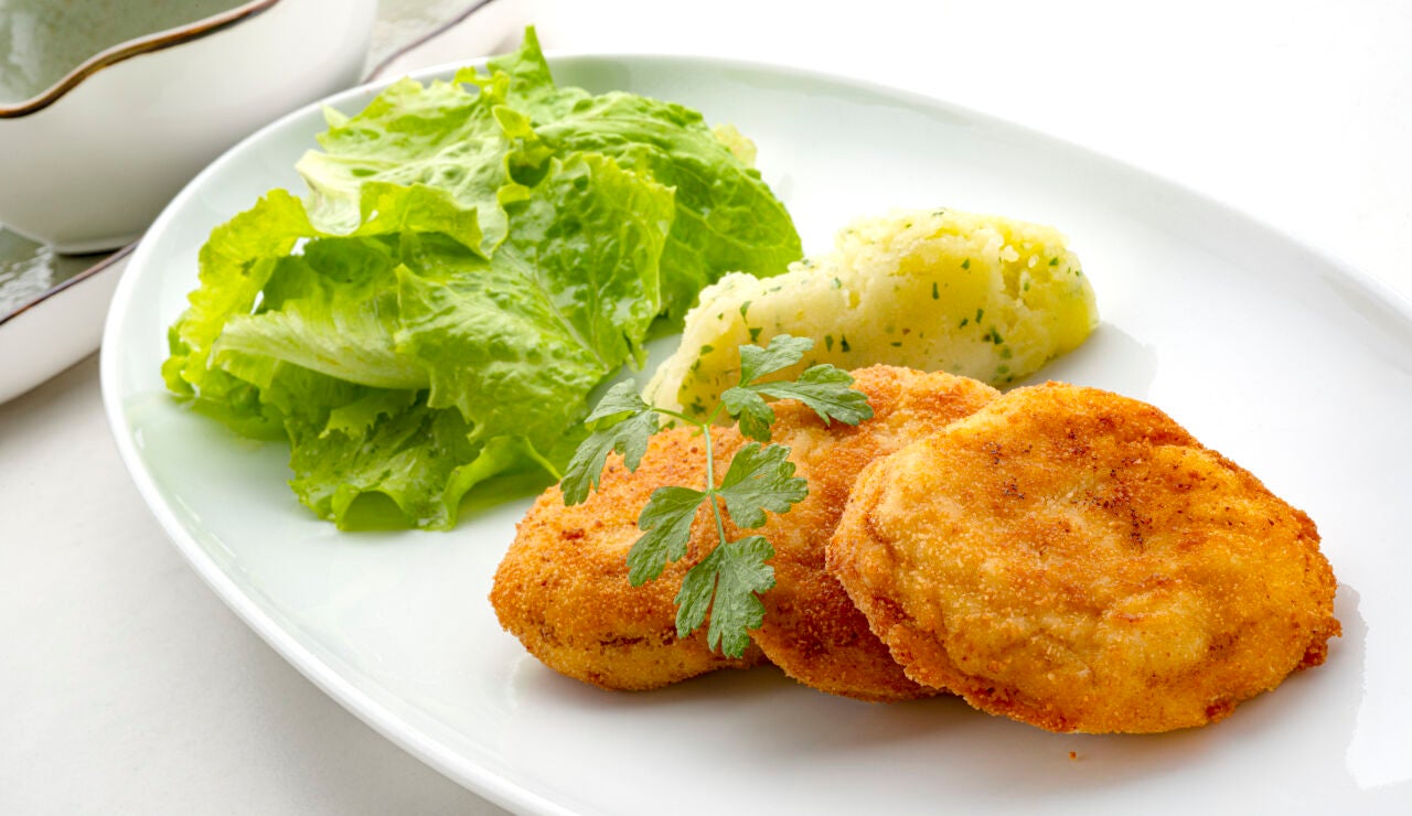 Nuggets de merluza y garbanzos