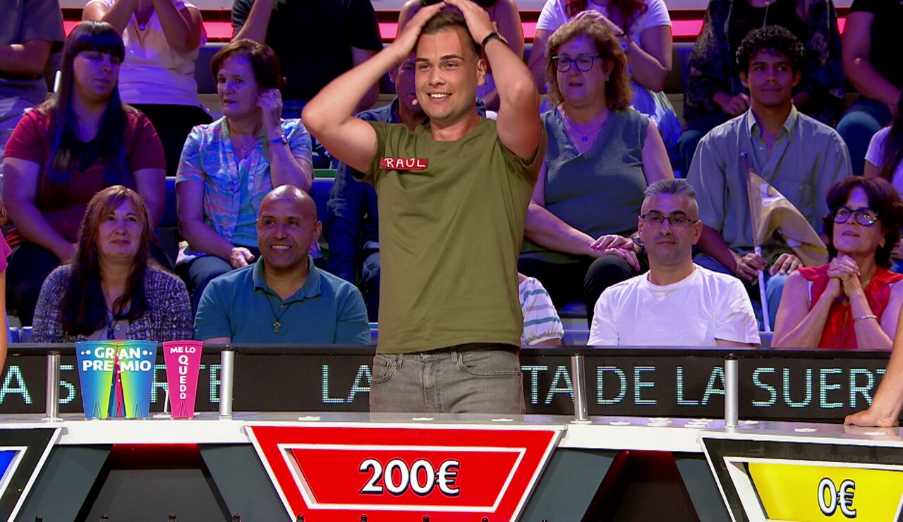 Ra&uacute;l en La ruleta de la suerte