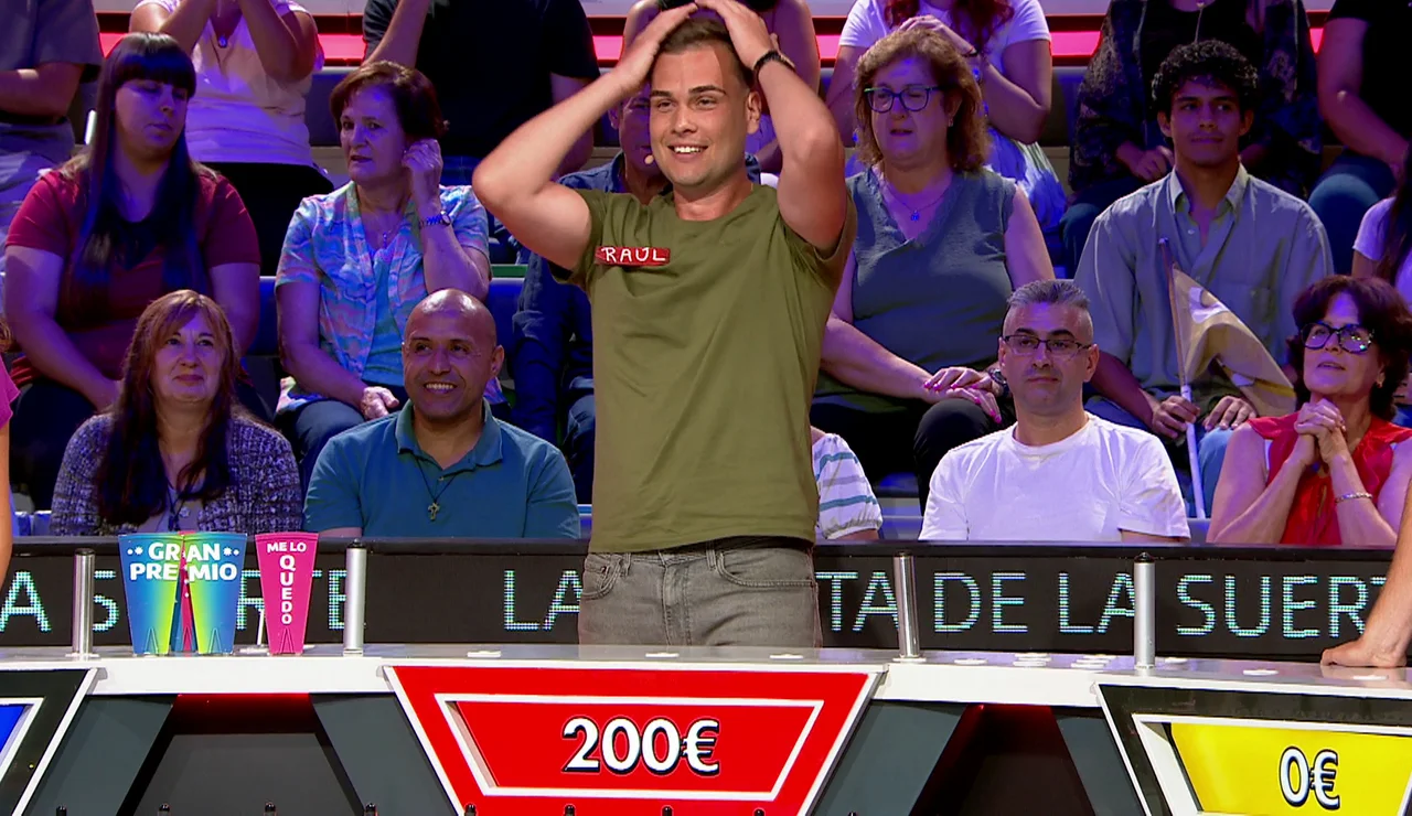 Raúl en La ruleta de la suerte