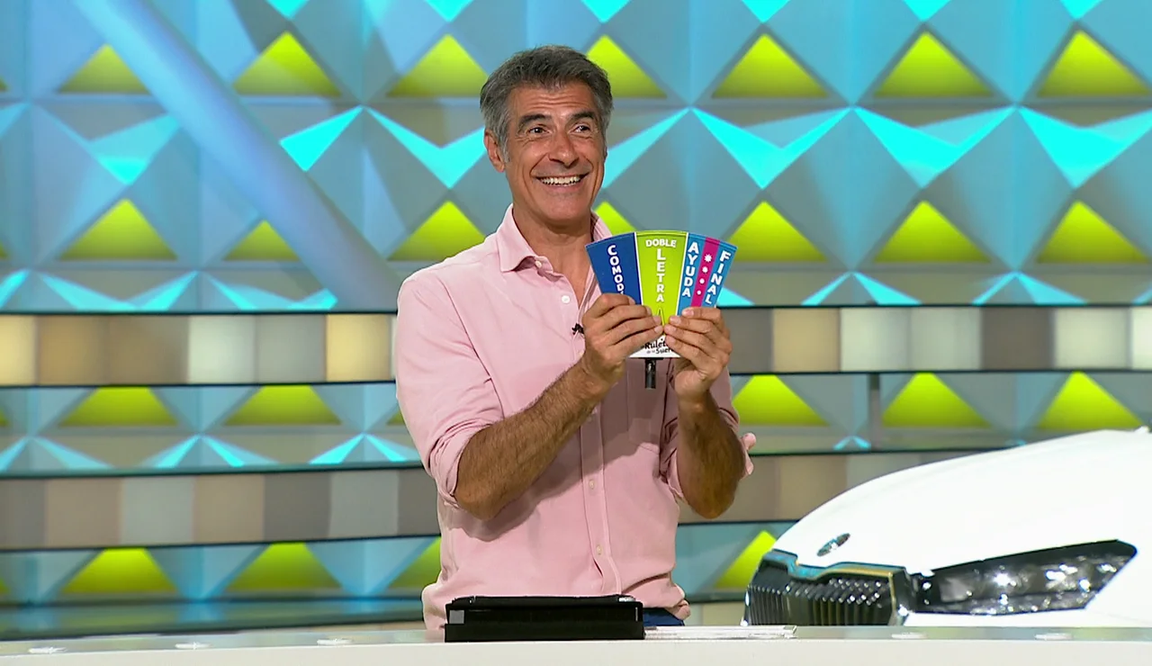 Jorge Fernández en La ruleta de la suerte