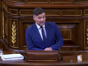 Rufi&aacute;n estalla contra Junts en el Congreso: "Ustedes no est&aacute;n votando, est&aacute;n pagando una deuda"
