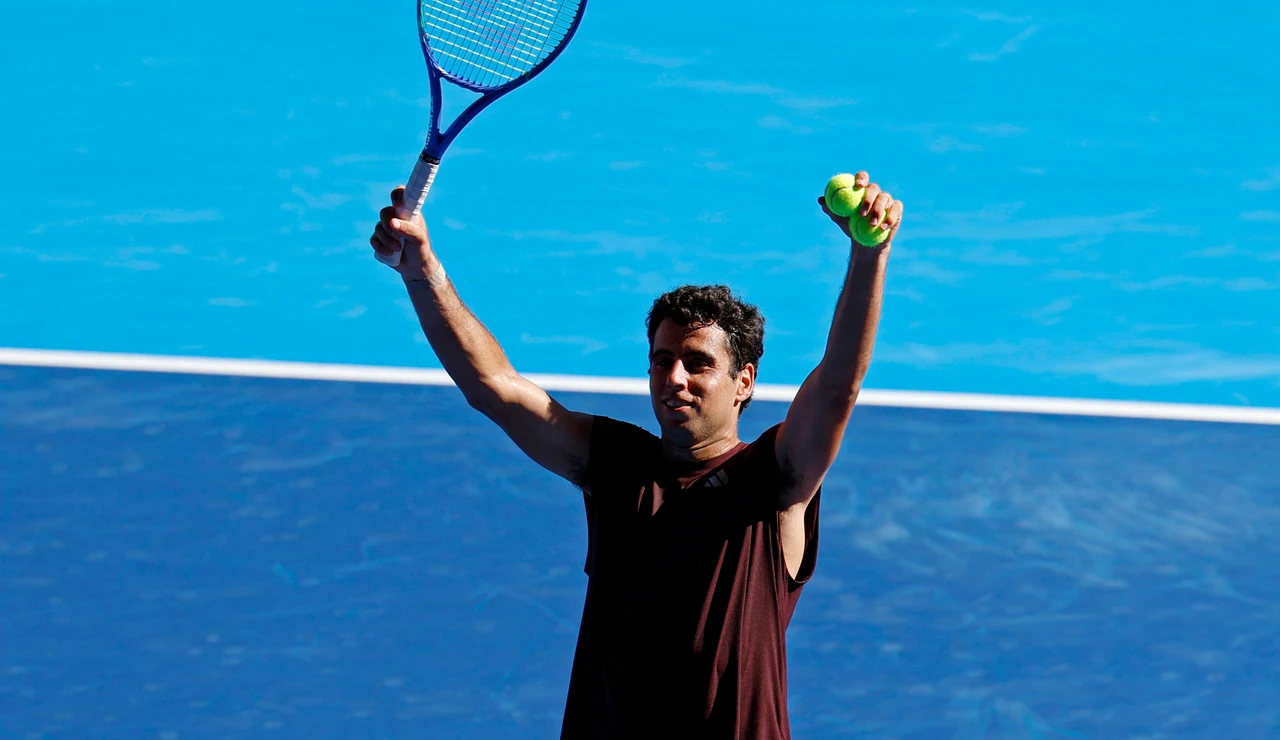 Jaume Munar, en el torneo de Tokio