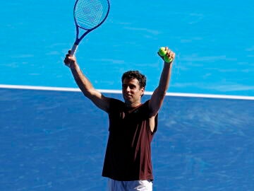 Jaume Munar, en el torneo de Tokio