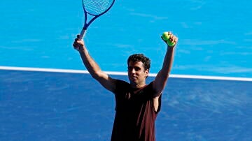 Jaume Munar, en el torneo de Tokio