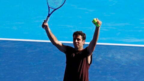Jaume Munar, en el torneo de Tokio