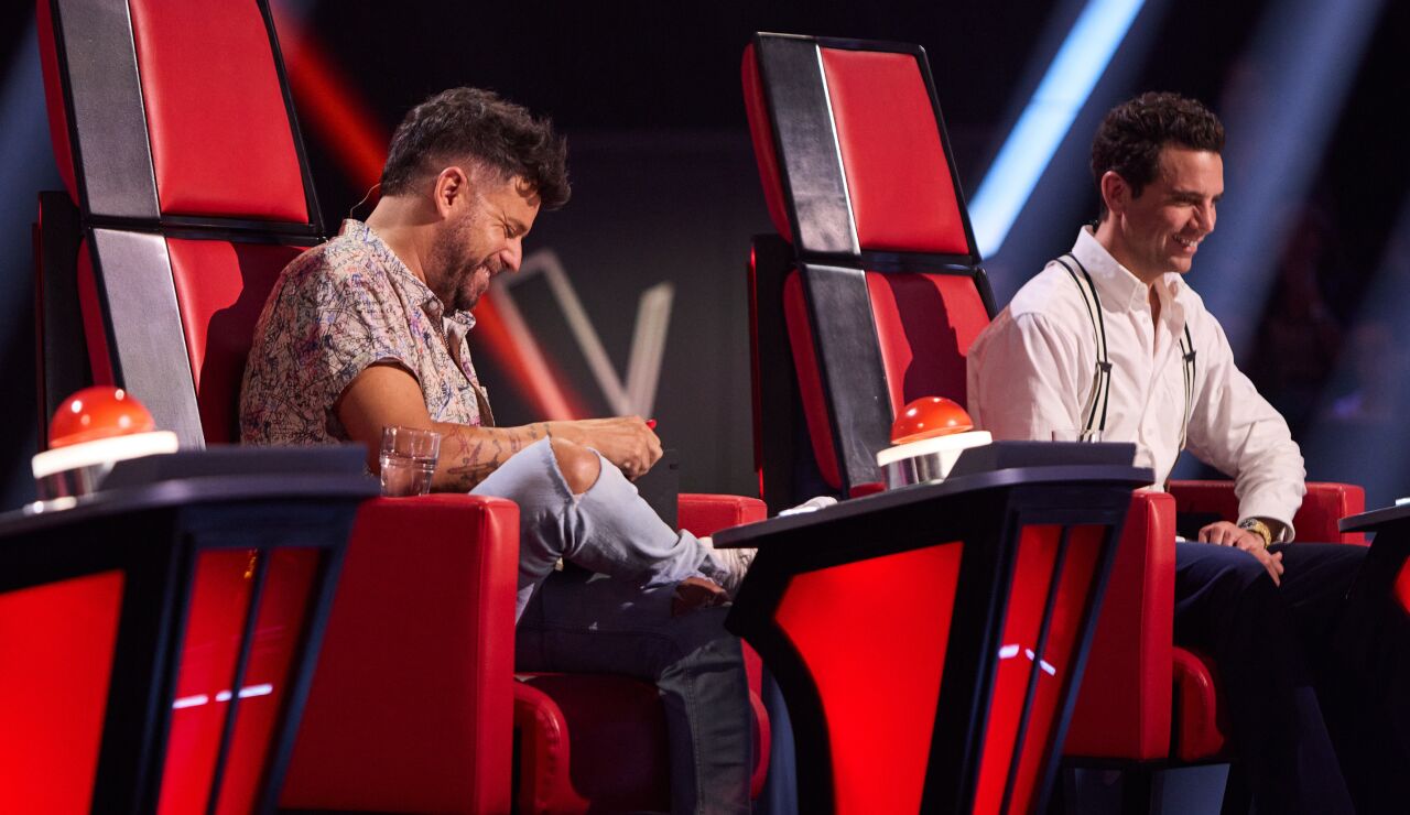 Pablo L&oacute;pez y Mika en La Voz