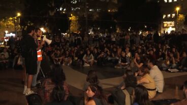 Manifestantes en Barcelona