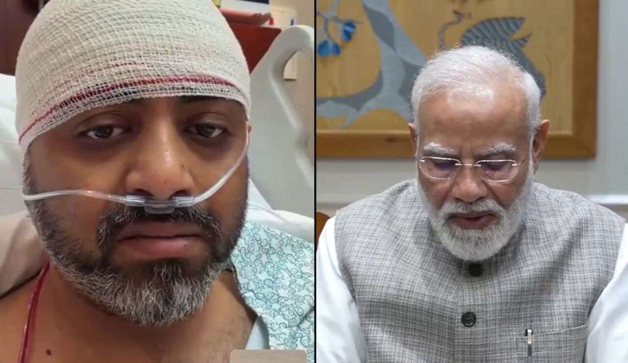 Smit Machchhar charla con Narendra Modi