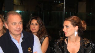 Bert&iacute;n Osborne, con su hija Alejandra en un evento en 2014