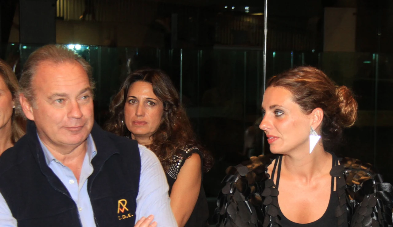 Bertín Osborne, con su hija Alejandra en un evento en 2014