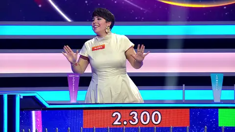 María en La ruleta de la suerte María en La ruleta de la suerte