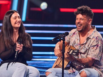 In&eacute;s y Pablo L&oacute;pez en La Voz