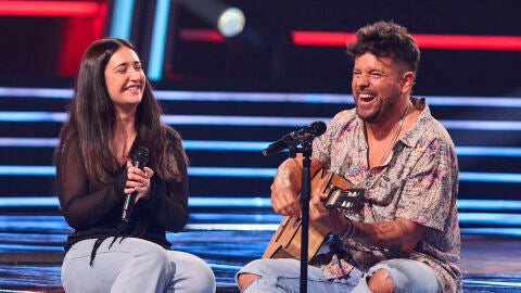 In&eacute;s y Pablo L&oacute;pez en La Voz