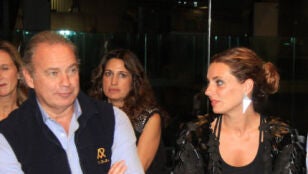 Bert&iacute;n Osborne y su hija Alejandra, en un evento en 2014