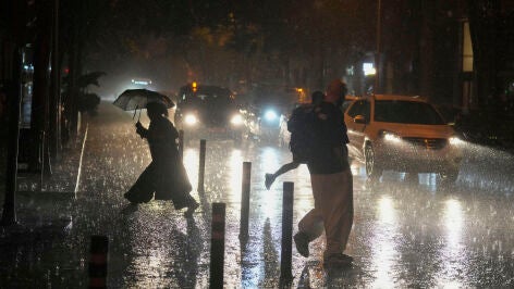 Lluvias en Barcelona