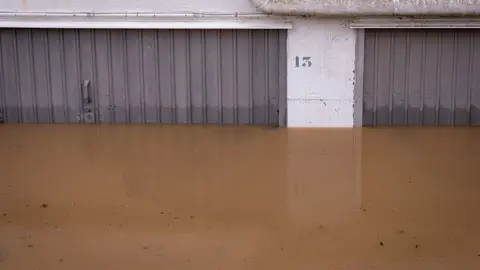 ista de los desperfectos causados por el desbordamiento del rio Ridaura en Platja d’Aro ista de los desperfectos causados por el desbordamiento del rio Ridaura en Platja d’Aro