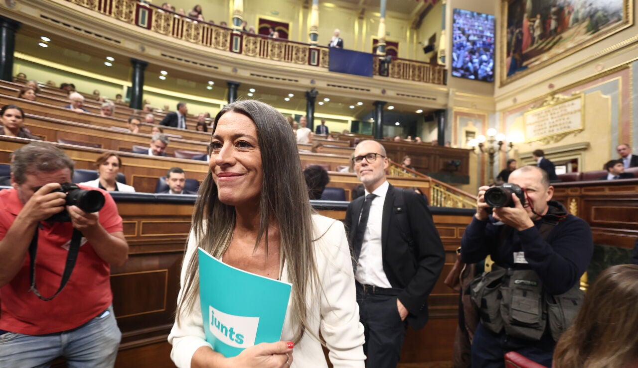 La portavoz de Junts en el Congreso, Miriam Nogueras