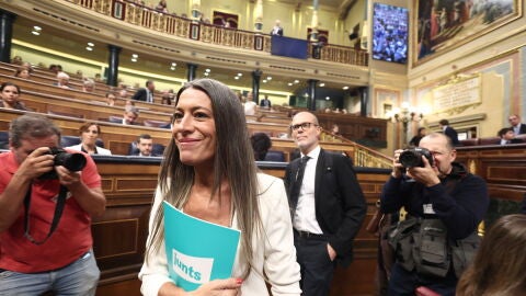 La portavoz de Junts en el Congreso, Miriam Nogueras