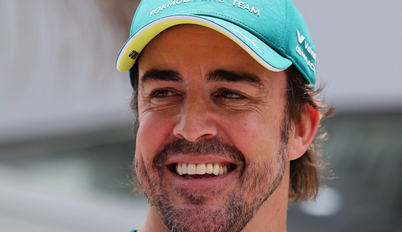 Fernando Alonso durante el GP de Bahr&eacute;in