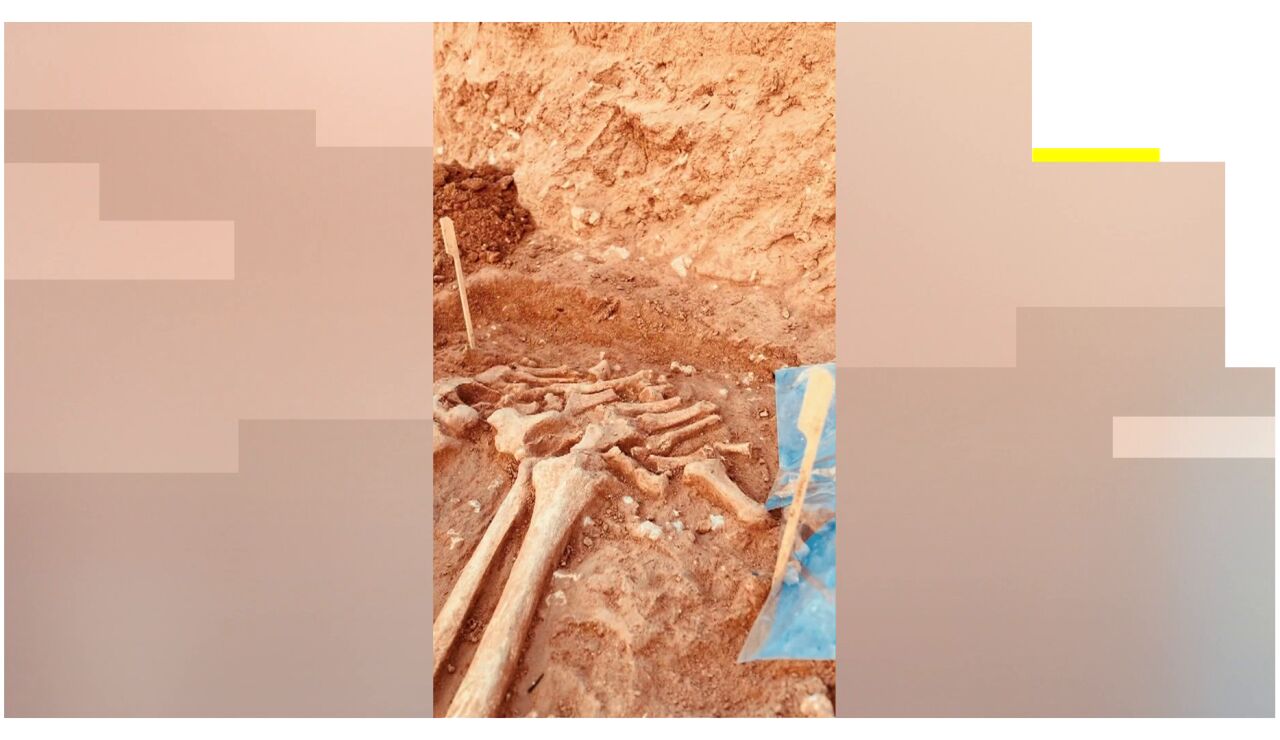 Imagen del hallazgo arqueol&oacute;gico en Sevilla