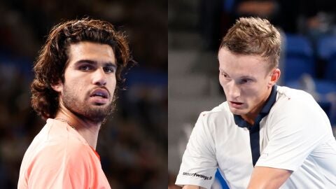 Carlos Alcaraz y Jiri Lehecka, finalistas del ATP 500 de Tokio