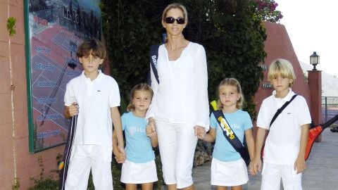 Miranda Rijnsburger y sus hijos