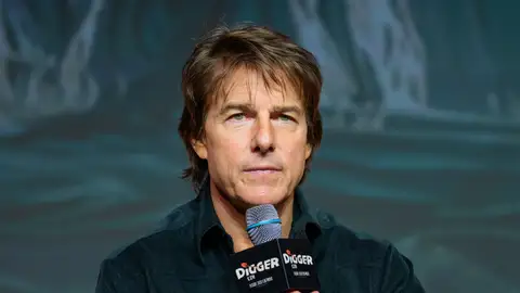 Tom Cruise promocionando Digger Tom Cruise promocionando Digger