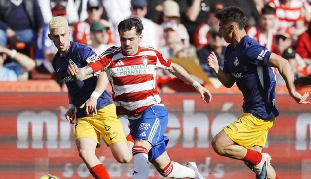 &Aacute;lex Sola, en un partido con el Almer&iacute;a
