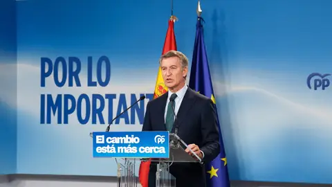 Feijóo comparece tras el anuncio de elecciones generales Feijóo comparece tras el anuncio de elecciones generales
