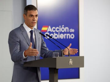 El presidente del Gobierno, Pedro S&aacute;nchez, comparece en rueda de prensa tras la reuni&oacute;n del Consejo de Ministros