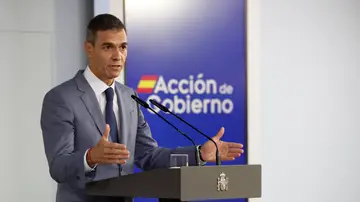 El presidente del Gobierno, Pedro Sánchez, comparece en rueda de prensa tras la reunión del Consejo de Ministros, el 6 de octubre de 2026 El presidente del Gobierno, Pedro Sánchez, comparece en rueda de prensa tras la reunión del Consejo de Ministros, el 6 de octubre de 2026