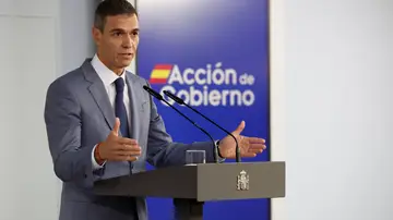 El presidente del Gobierno, Pedro Sánchez, comparece en rueda de prensa tras la reunión del Consejo de Ministros El presidente del Gobierno, Pedro Sánchez, comparece en rueda de prensa tras la reunión del Consejo de Ministros