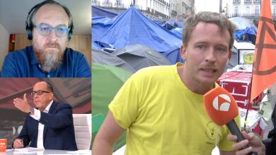 Simón, acampado en Sol, responde a la burla de Nuevas Generaciones (PP): 