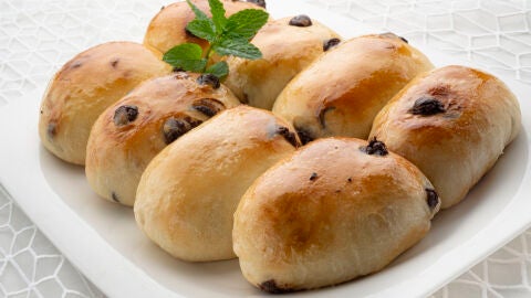 Receta de bollo de leche con chocolate en texturas