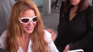 Shakira, a la salida del juzgado de Barcelona