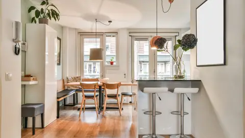 Un piso amueblado y decorado Un piso amueblado y decorado