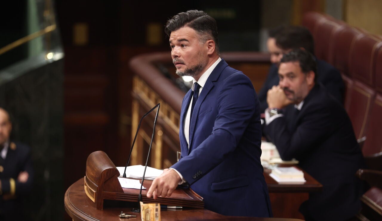 El portavoz de ERC en el Congreso, Gabriel Rufi&aacute;n