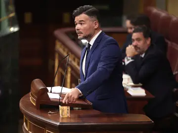 El portavoz de ERC en el Congreso, Gabriel Rufián El portavoz de ERC en el Congreso, Gabriel Rufián