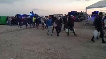&Uacute;ltima hora de la crisis migratoria en Ceuta, en directo: Comienza el desalojo del asentamiento del Guano 