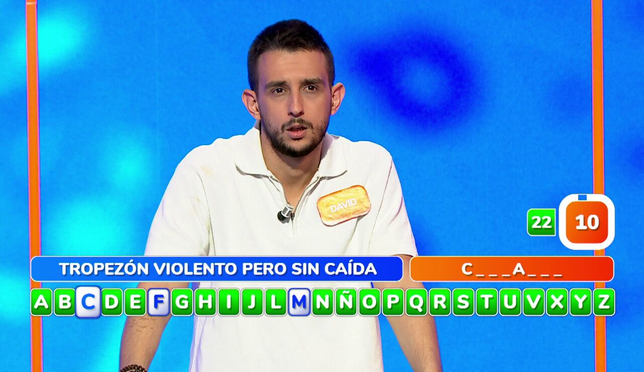 David Trigo, en Pasapalabra