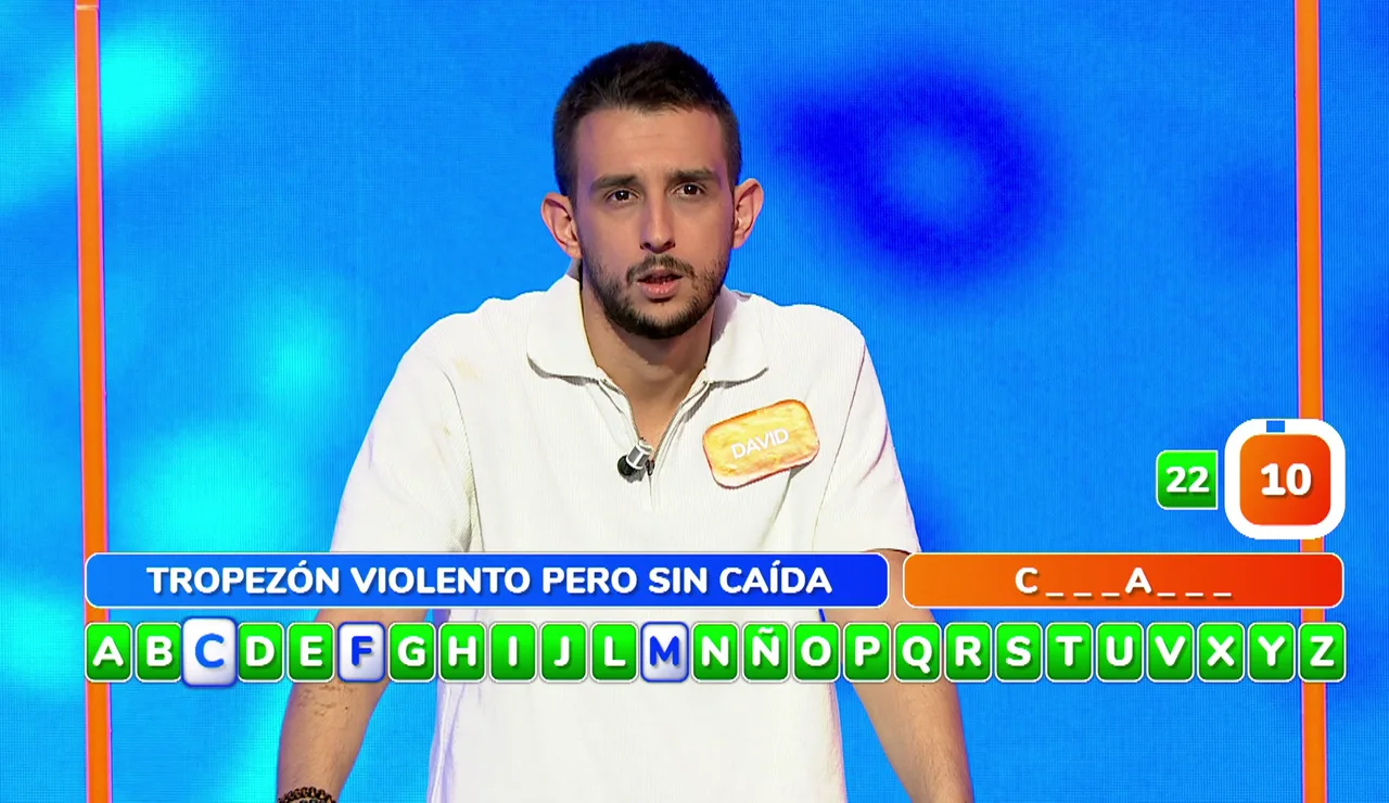David Trigo, en Pasapalabra